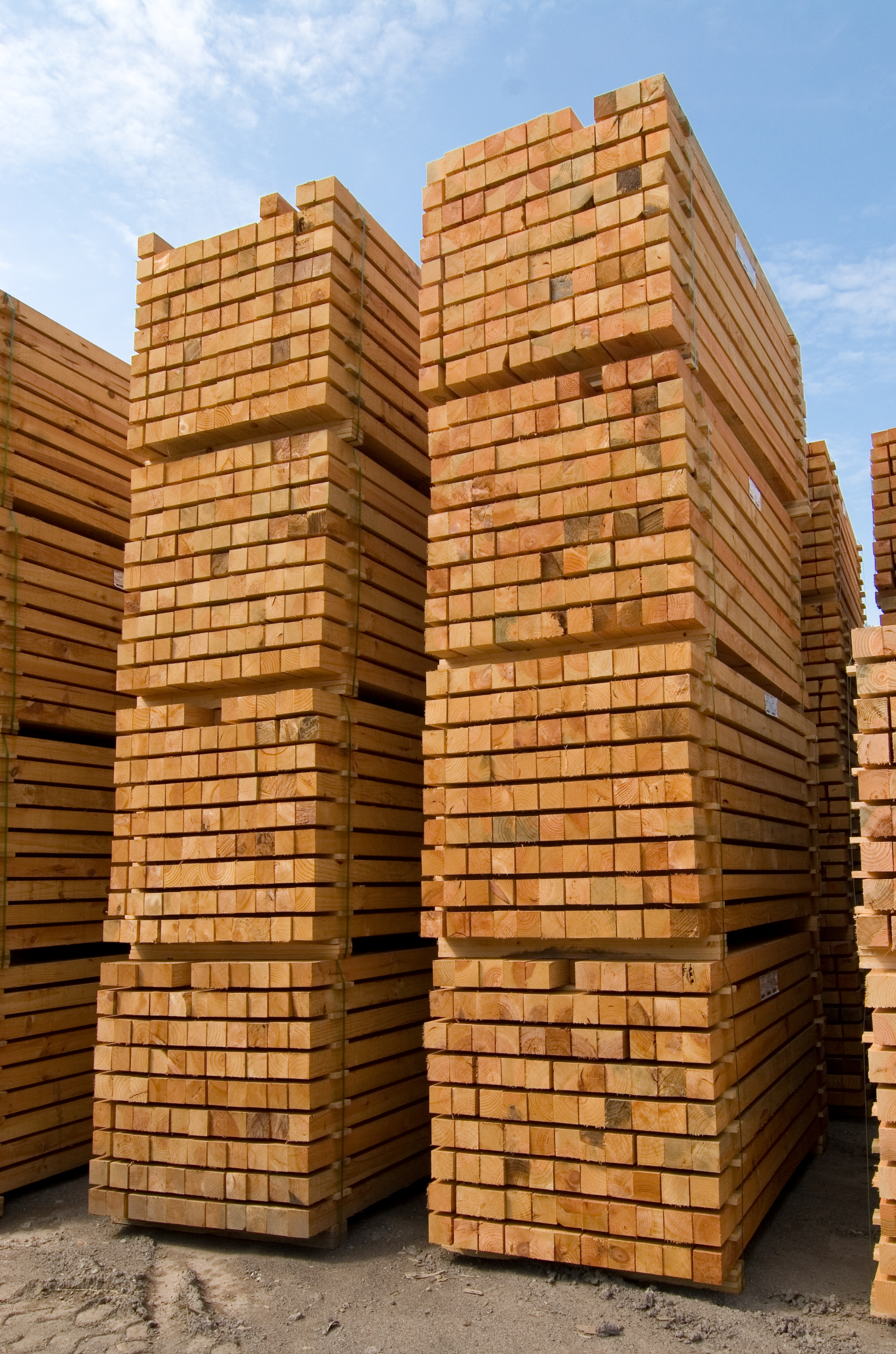 imagen pales de puntales de madera